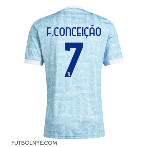 Camiseta Juventus Francisco Conceicao #7 Visitante Equipación 2025-26 manga corta